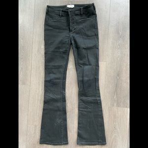 Free People Black Flare Jean. Size 27.